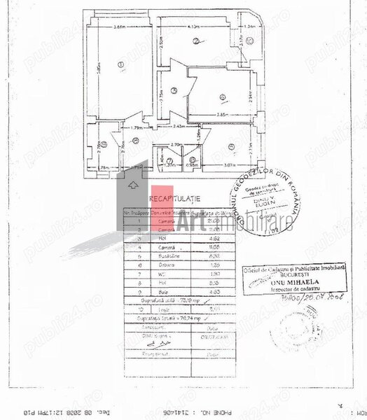 Universitate apartament 3 camere